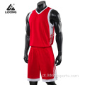 Última camisa de basquete Design uniforme de basquete personalizado